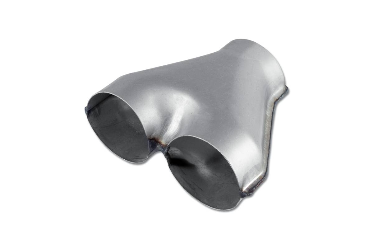 Y-Pipe — Aluminized 3" In/Out